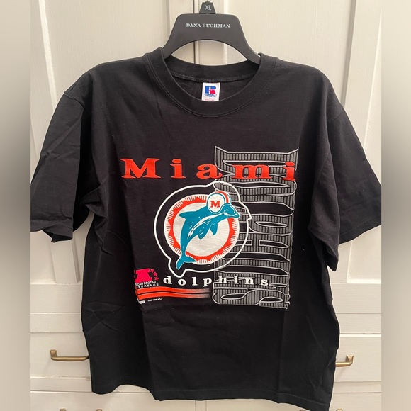 Russell Athletics Men’s Miami Dolphins S/S Tee - Size Large - Picture 1 of 5